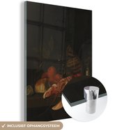 MuchoWow® Peinture sur verre - Nature morte - Peinture de Jan Davidsz. de Heem - 90x120 cm - Peintures sur Verre Peintures - Photo sur Glas