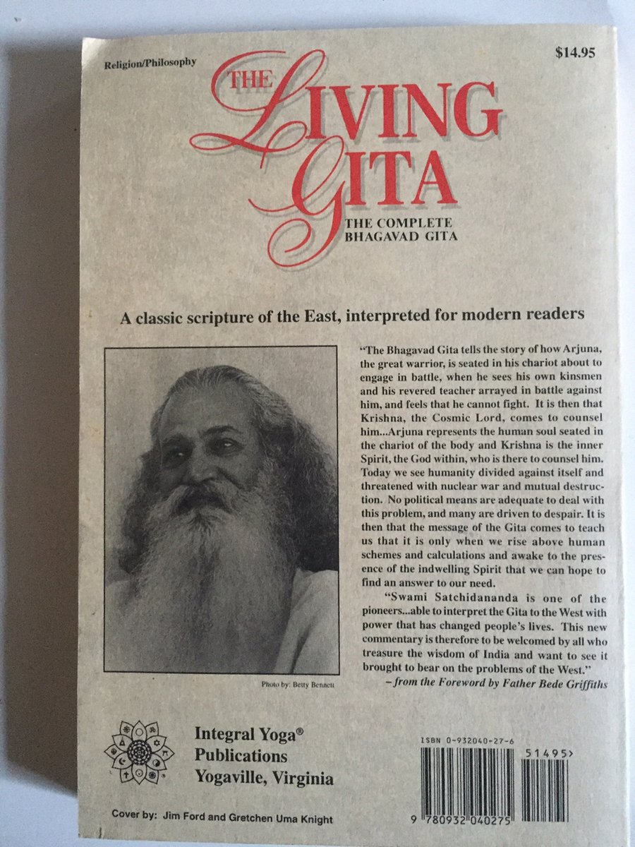 Living Gita - back cover