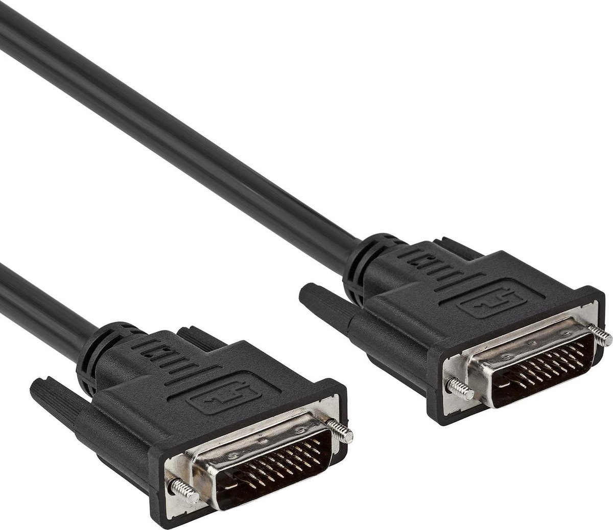 Image of DVI-D kabel - Dual link - 0.5 meter - Zwart - Allteq