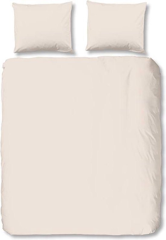 Dekbedovertrek Uni Cotton - Zand - Lits-jumeaux (240 x 220 cm) - Katoen -  Creme - Emotion | bol.com