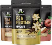 Plantpowders - Plantaardige Eiwitshake - Proteïne Poeder - Eiwitpoeder - Vegan Proteïne Shake - Vanille / Chocolade / Appel-Kaneel - 3 x 1000 gram (99 shakes) - Vrienden Voordeelbundel