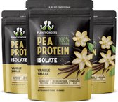 Plantpowders - Plantaardige Eiwitshake - Proteïne Poeder - Eiwitpoeder - Vegan Proteïne Shake - Vanille - 3 x 1000 gram (99 shakes) - Vrienden Voordeelbundel
