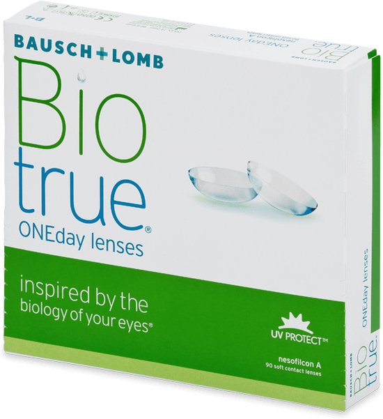 Biotrue ONEday (90 lenzen) Sterkte 8.50, BC 8.60, DIA 14.20