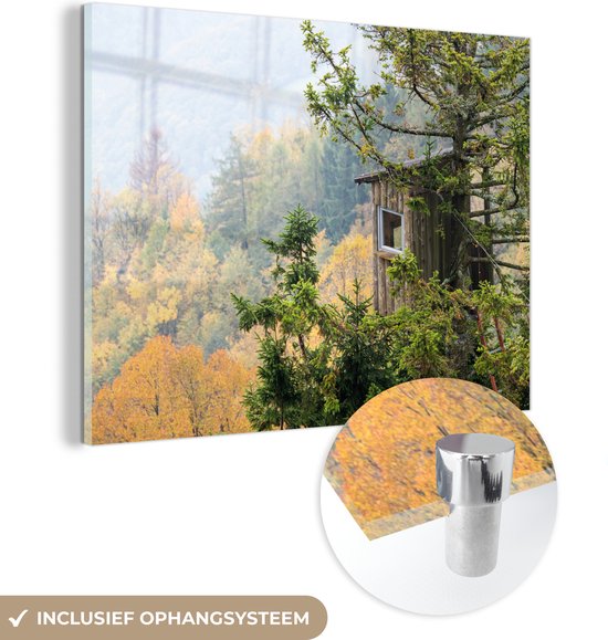 MuchoWow® Peinture sur Verre - Hunter's Point - 80x60 cm - Peintures sur Verre Acrylique - Photo sur Glas