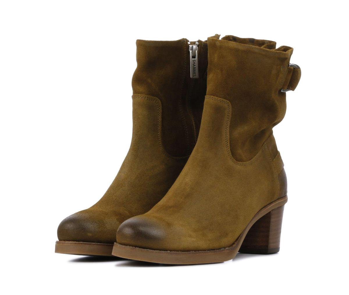 Shabbies Amsterdam Mannen Suède / Laarzen / Damesschoenen 182020143 -  Cognac - Maat 42 | bol.com