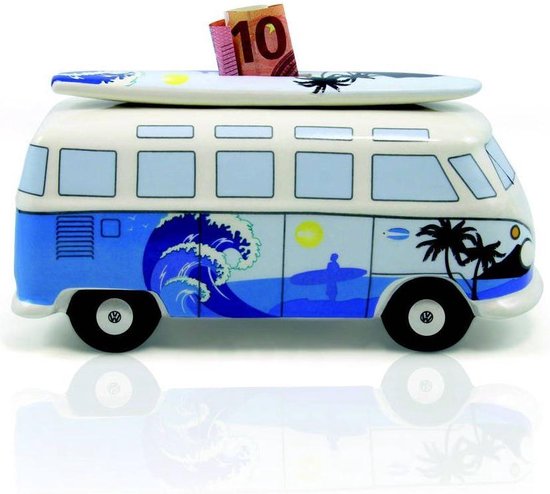 Spaarpot T1 bus Surf Blauw bol.com