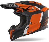 Airoh Helm Aviator 3 AMS² Glory mat zwart oranje L