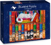 Bluebird legpuzzel 1000 Cat Bookshelf