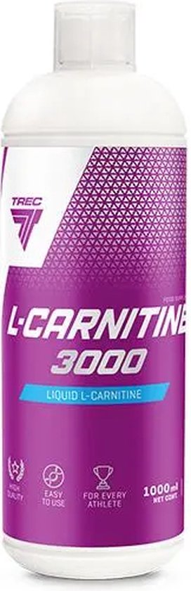 Trec Nutrition - vloeibare L-carnitine 3000 liquid 1000ml apricot (abrikoos)