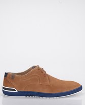 Floris van Bommel SFM-30293-22-01 - Volwassenen Heren sneakersHeren veterschoenVrije tijdsschoenen - Kleur: Cognac - Maat: 44