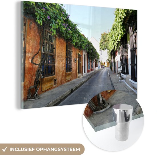MuchoWow© Canvas Schilderij 120x80 cm Kamer Muur Decoratie Woonkamer Slaapkamer Room Decor Wall Decoration Art Painting Aquarel - Kunst - Modern
