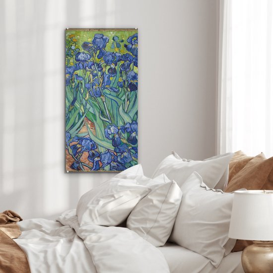Peinture sur Verre - Iris - Vincent van Gogh - 40x80 cm - Peintures sur Verre Peintures - Photo sur Glas