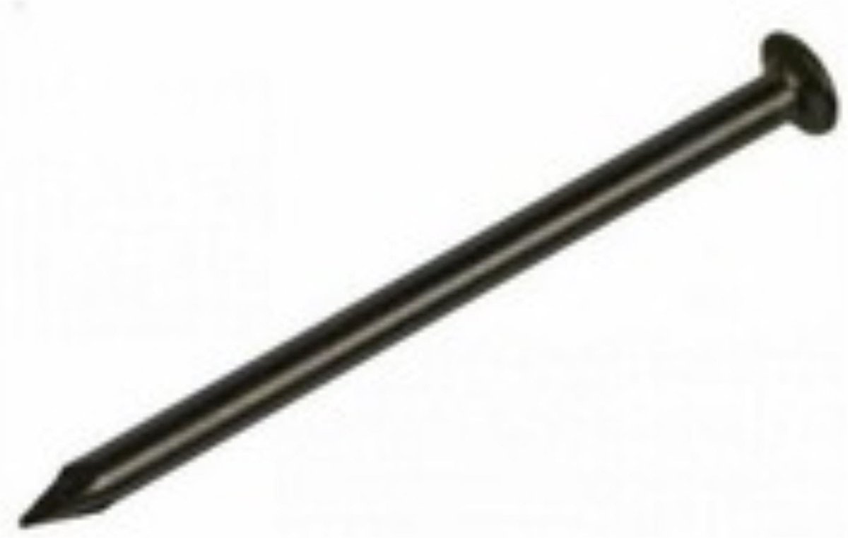 Deltafix Stalen nagels - 2.0 x 40 mm - gehard staal - bolverzonken kop - 52 stuks - zwart