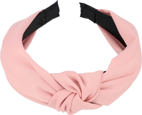 Haarband Diadeem Knoop Effen Stof Roze Hoofdband Musthaves Haaraccessoire Haarmode