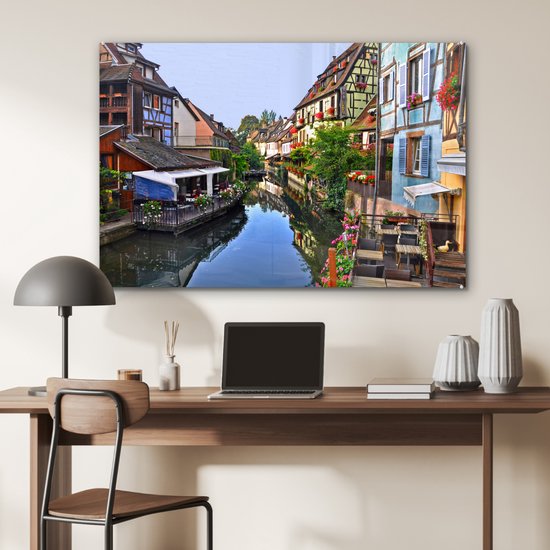 Peinture sur Verre - Colmar un Jour Calme - 120x80 cm - Peintures sur Verre Peintures - Photo sur Glas