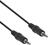 Jack Kabel 3.5 mm - Male to Male - Universeel - Zwart - 5 meter - Allteq