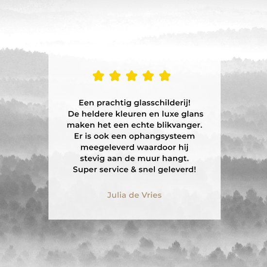 MuchoWow® Peinture sur Verre - Nature dans le Parc d'Espagne - noir et blanc - 90x120 cm - Peintures sur Verre Peintures - Photo sur Glas