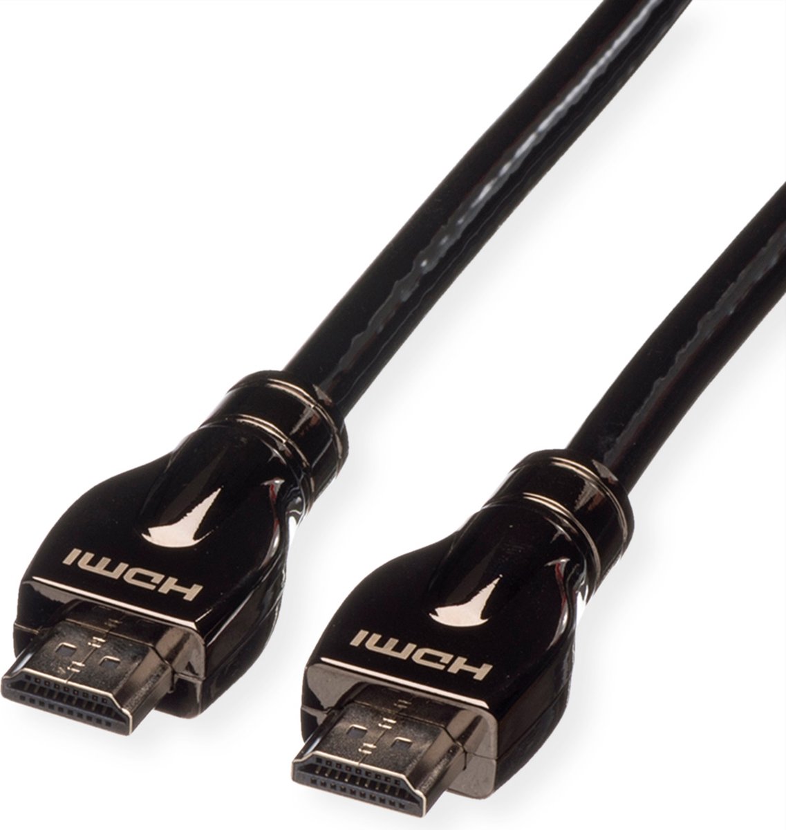 ROLINE HDMI Ultra HD Kabel met Ethernet, M/M, zwart, 10 m