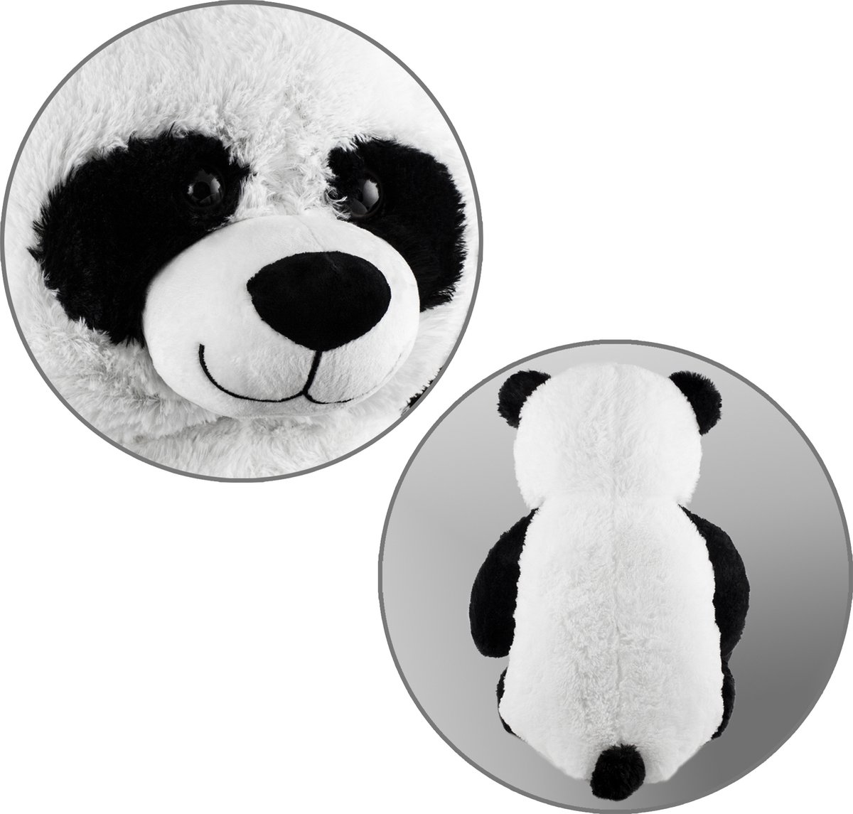 BRUBAKER - XXL Panda Knuffel Beer - Teddybeer - 100cm - Pandabeer - Teddybear Groot - Knuffelbeer - Pluche Speelgoed — afbeelding 3