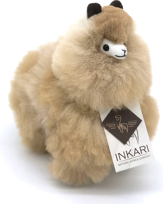 Peluche alpaga beige, petit