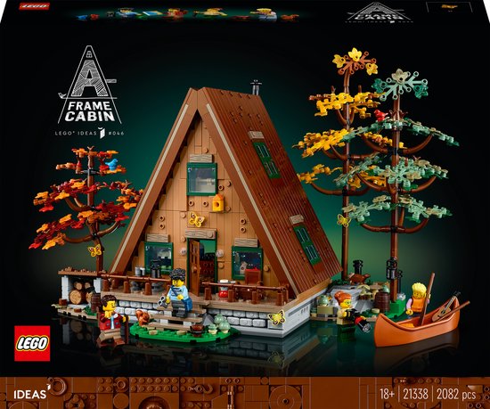 LEGO Ideas A-Frame Boshut Modelbouw Set - 21338