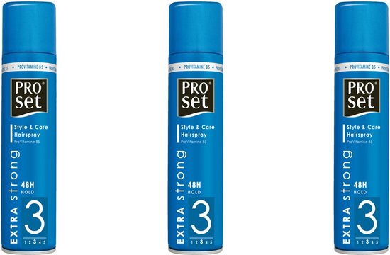 Proset Haarspray – Extra Strong - 3 x 300 ml