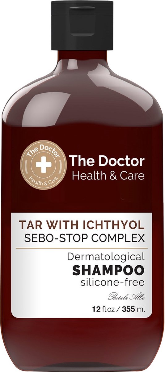 Health & Care shampoo voor anti-vet haar Lichen + Ichthyol + Sebo-Stop Complex 355ml