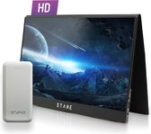 Stane Polestar® - Moniteur portable IPS - Full HD - HDMI et USB-C - Y compris la banque d'alimentation 20 000 mah - 15,6 pouces