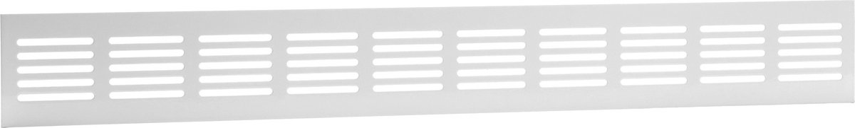 Nedco BV Plintrooster 500x60mm aluminium wit
