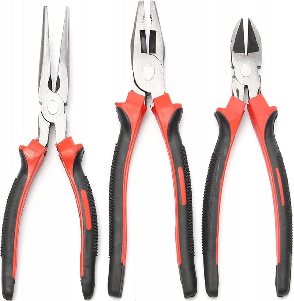 Tangenset | Velleman | 5 stuks (Zijkniptang, Kopkniptang, Rondbektang, Platbektang, Lange