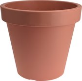 Bloempot/plantenpot voor buiten - kunststof - terracotta - D60 cm