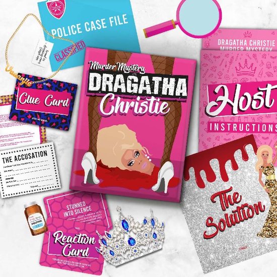 Gift Republic Dragatha Christie Murder Mystery Game