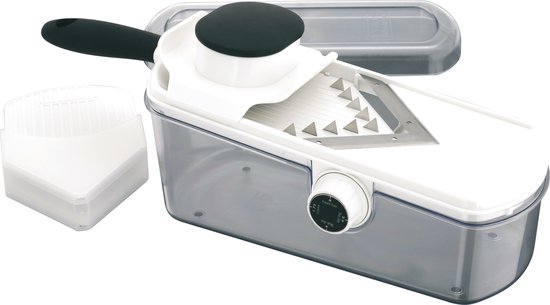 Benriner Catch Japanse mandoline 6,4 cm met opvangbank kunststof | Oldenhof Benriner Catch Japanse mandoline 6,4 cm met opvangbank kunststof | Oldenhof