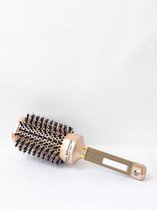 DreamGlow 53 Nano Thermic Ceramic | Ion Brush | Haarborstel | Nano Technology | Ronde - Föhnborstel | Föhn | Stijltang | Blow Dry Brush | Rolling Brush | Goud | 53