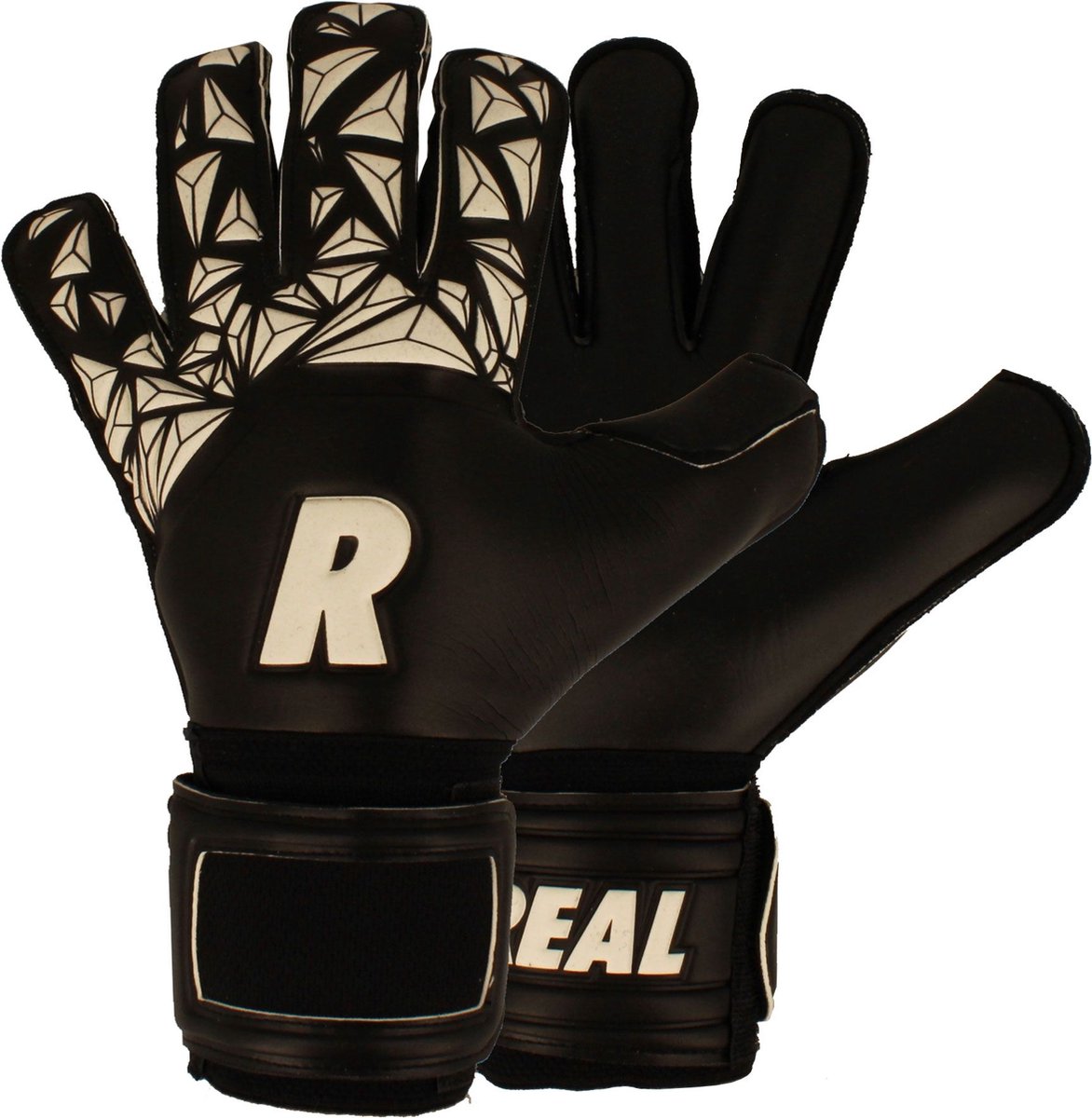 Real Classico Pro (Limited Edition) Keepershandschoenen Kinderen - Wit / Zwart | Maat: 5,5