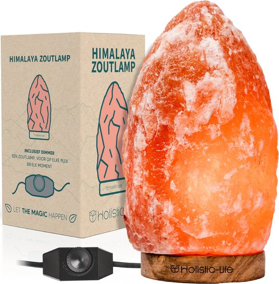 Grande lampe au sel de Himalaya à intensité variable 4-5 kg