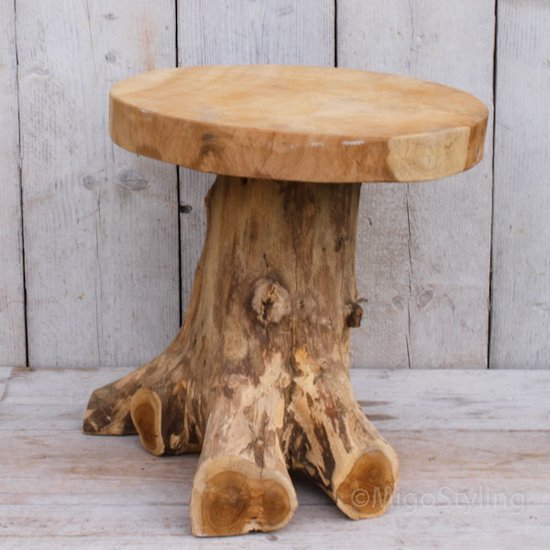 MigoStyling - Tronc d'arbre - Table basse - table d'appoint - H 42 cm -  Tabouret | bol