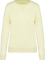Biologische oversized damessweater 'Tencel' lange mouwen Lemon Citrus - M