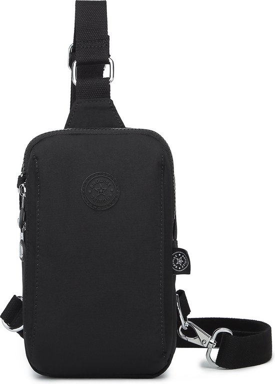 Bagwise® Crossbody Bag - Sling Bag - Sac à bandoulière - Femme - Homme - 3105- Zwart