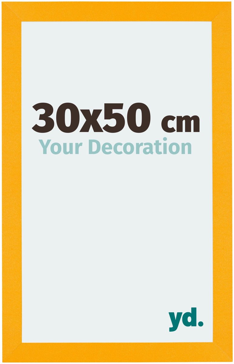 yd. Your Decoration - Fotokader 30x50 cm - MDF - Geel - Mura