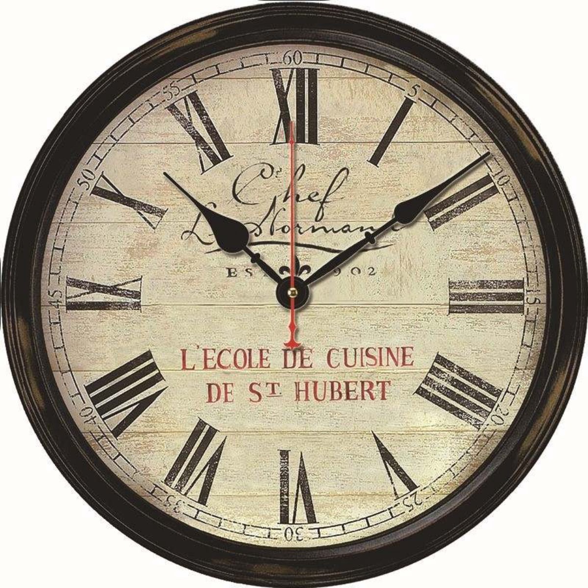 Pazzo Goods - Horloge Murale - St Hubert - Klok - Vintage - 34 cm | bol.
