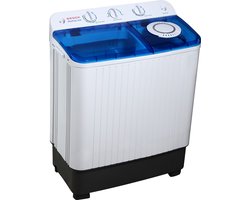 Brock XXL camping wasmachine - Dubbele trommel - 7,8Kg was en 6,0Kg centrifuge capaciteit