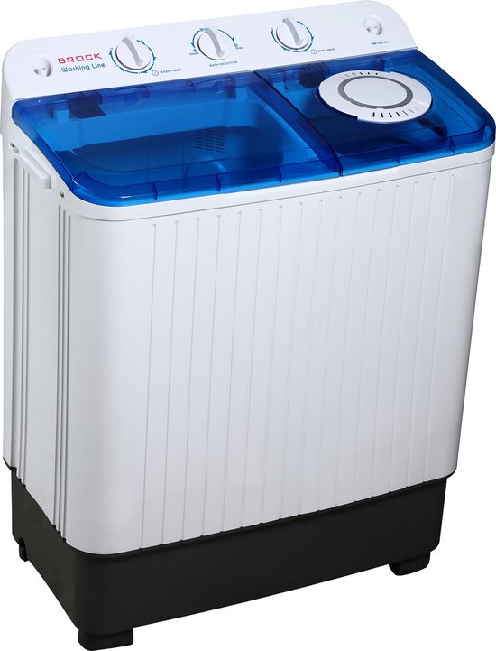 Brock XXL camping wasmachine – dubbele trommel – 7,8Kg wassen – 6,0Kg centrifugeren