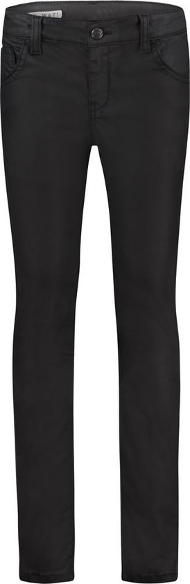Meisjes Toucan Zwart - Spijkerbroek Coated Stretch Denim Skinny 158