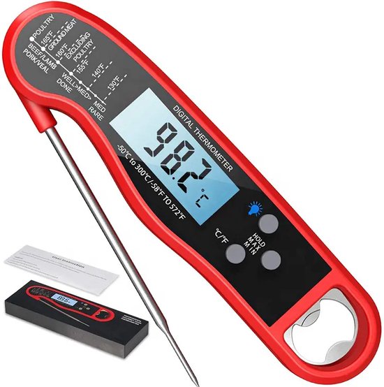 BBQBuddies BBQ Thermometer Vlees Thermometer Keuken Thermometer