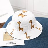 GoudenGracht - Chapeau de soleil bébé - Chapeau Bébé - Chapeau de soleil enfant - Girafe - 1 à 4 ans