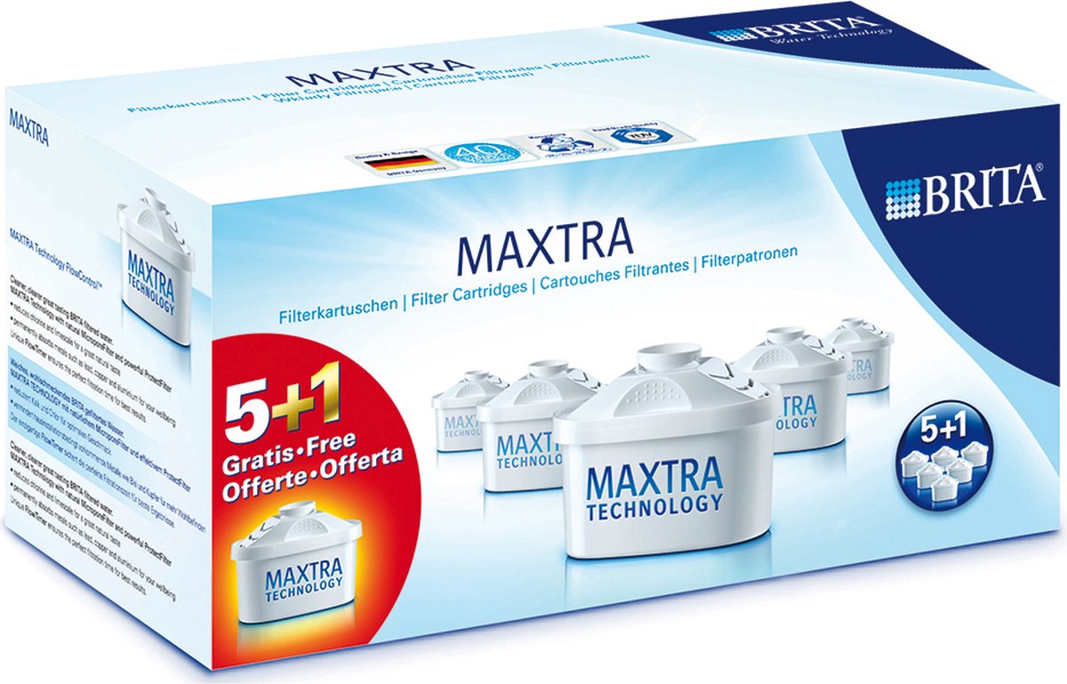 BRITA Maxtra Waterfilter Cartridge - 6 stuks | bol.com