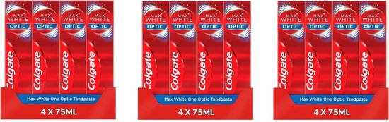 COLGATE TP MAX WHITE ONE OPTIC 12x75ml