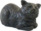 asbeeld urn kat poes Tevreden kat kattenurn