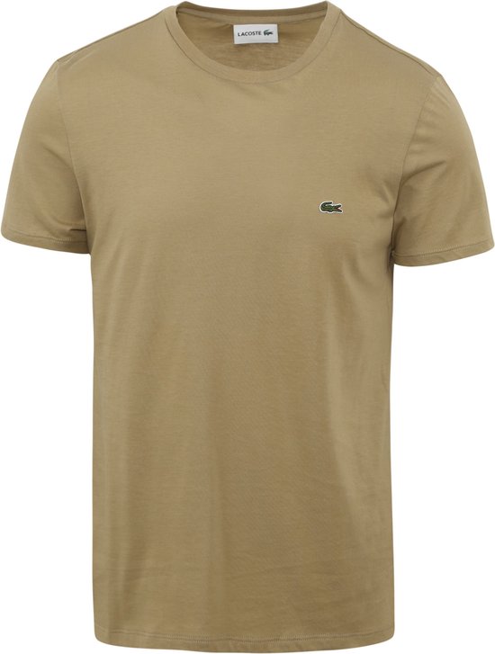 Lacoste - T-Shirt Bruin - Heren - Maat M - Modern-fit